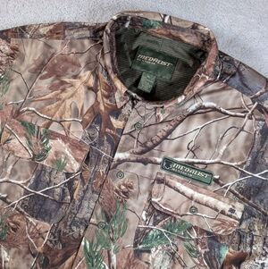 MEDALIST HuntGear Long Sleeve Fleece X-Static Nylon Lined Camo Realtree XL